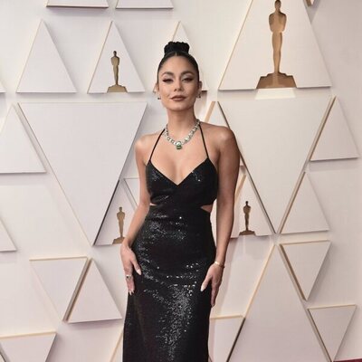 Vanessa Hudgens on the Oscars 2022 red carpet