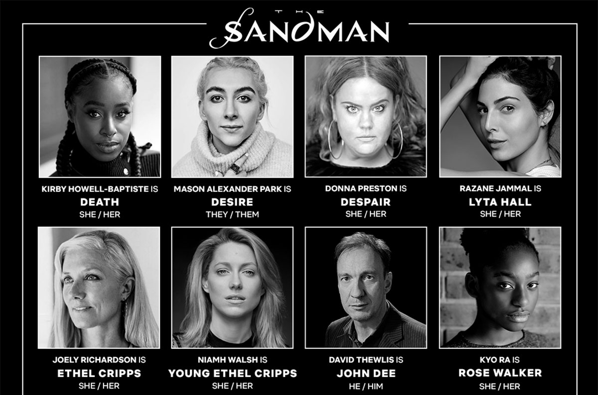 actors series Sandman Netflix