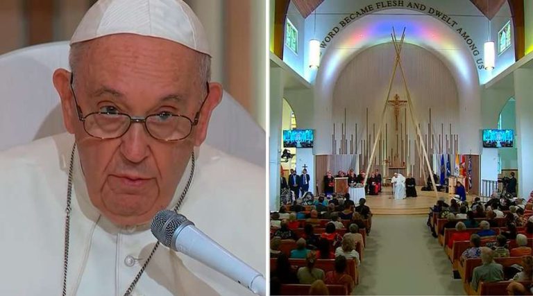 Pope Francis to indigenous people of Canada: It is necessary to start anew by looking at the Cross