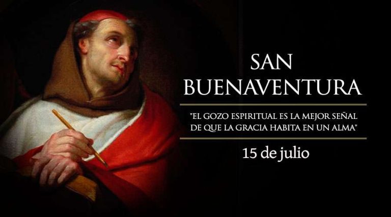 Today Saint Bonaventure is celebrated, the saint who invites us to live the joy of grace